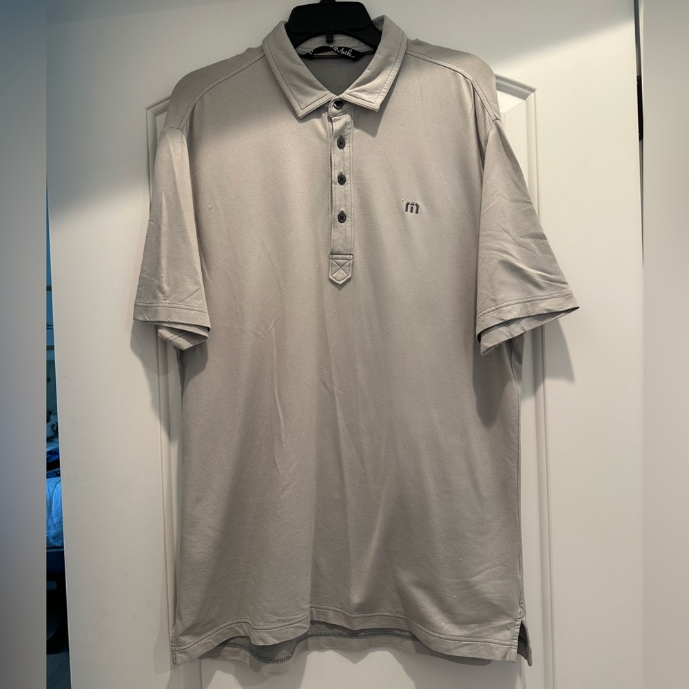 Men's Travis Matthew Gray Golf Polo